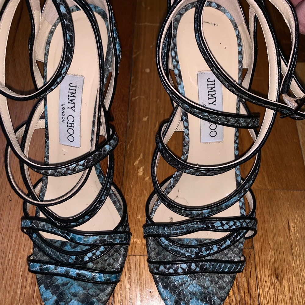 Jimmy Choo Snake Skin heels